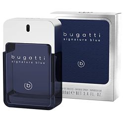 bugatti Signature Blue Perfume for Men, 100 ml, Fresh eau de Toilette with Fresh Fragrance, Men's Perfume for All Ages, for Any Occasion and Occasion, Elegant, Sporty, Aromatic