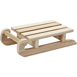 Sledge, dimensioni 19,5x10x5 cm, imperatrice legno, 1pc