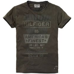 Hilfiger denim herr rund hals 1/2 ärm t-shirt