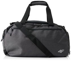 4F BAG U050 DARK GREY MELANGE UNISEKS VOLWASSEN ONE SIZE, donkergrijze melange, Hedendaags