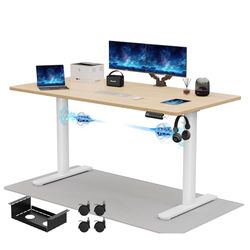 JUMMICO Bureau à Hauteur réglable Standing Desk Bureau électrique à Hauteur réglable