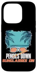 PENCILS DOWN SUNGLASSES ON Custodia per iPhone 14 Pro