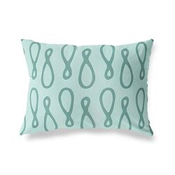 BonaMaison Fundas para Cojínes, Patrón Aleatorio Funda de Almohada para Sofá Coche Silla Oficina Cama Decorativa Moderna Decoración del Hogar, 35x50 Cm - Diseñado y Fabricado en Turquía