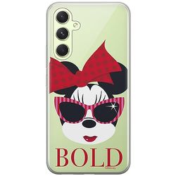ERT GROUP Funda para teléfono móvil Samsung A54 5G Original y con Licencia Oficial de Disney con diseño Minnie 045 Adaptada a la Forma del teléfono móvil, parcialmente Transparente