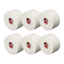 Cramer 762826 Ruban adhésif Unisexe, Blanc, Lot de 6