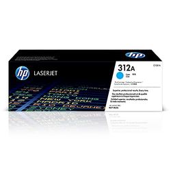 HP 312A Toner Cyan LaserJet Authentique (CF381A), pour imprimantes HP Color LaserJet Pro MFP M476dn/M476dw/M476nw