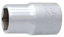 Unior 190/1 6p zeskantsteeksleutel met binnenvierkantaandrijving 1/2 inch, 30 mm