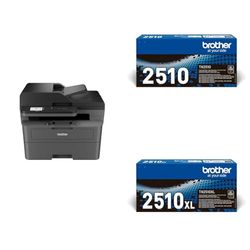 BROTHER DCP-L2665DW 3-in-1 Mono Laser Printer| Print, copy & scan | Automatic 2-sided print| A4|UK Plug Toner Cartridges