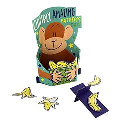 Vaderdagkaart van Hallmark - 3D Pop-up Monkey Game Design