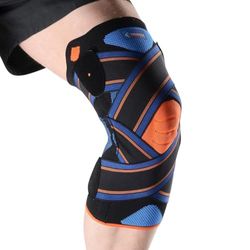 THUASNE Sport - Rodillera Strapping Novelastic - Rodilla Inestable o Dolorosa - Sujeción Lateral, Tejido Anatómico - Índice de Sujeción 4/5 - Dispositivo Médico CE - Talla XXL