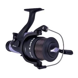 Shakespeare Cypry Carp FS vrijloopwielen, zwart/zilver, 60
