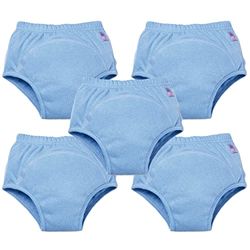 Bambino Mio, Reusable Potty Training Pants for Boys and Girls, 5 Pack, Blue, 2-3 Years