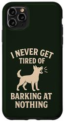 Proprietario del cane Design divertente forte che abbaia comportamento dell'animale domestico Custodia per iPhone 11 Pro Max