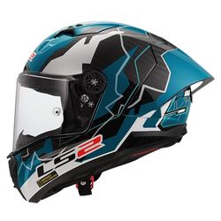 LS2 FF805 THUNDER GP AERO. 6K Carbon Motorcycle Full Face Helmet. HUERTAS Replica. Gloss. (XXL) 63-64 cm