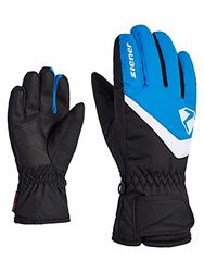 Ziener Guanti da sci LORIKO per bambini, per sport invernali, impermeabili, traspiranti, blu persiano, 4