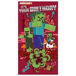 Minecraft Birthday Card for a Boy, Open Card 229 x 127 mm