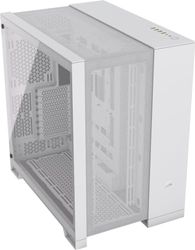 CORSAIR 6500D Airflow Caja ATX Mid-Tower para PC - Sin Ventiladores Incluidos - Diseño de Doble Cámara - Amplia Flexibilidad de Refrigeración - Compatible con Placas Base de Conexión Inversa - Blanco
