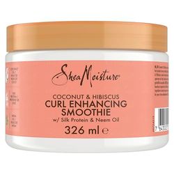 SheaMoisture com coco e hibisco creme modeladora de cachos, para cabelos grossos e encaracolados 326 ml