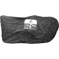 TranZbag ORIGINAL fietstas, transportbescherming voor 26“ tot 29+” wielen (opvouwbaar, minimale pakmaat, schouderriem, universeel gebruik, dubbele rits), zwart