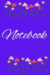 Notebook: Flowered style notebook