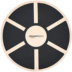 Amazon Basics Houten balansplank, zwart