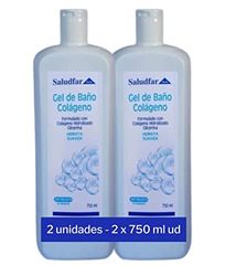 Gel de baño Colágeno pH Neutro - Saludfar - Pack 2 unidades 750ml + 750ml