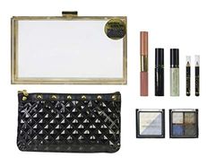 Markwins Beauty Clutch Rock Fashion - The Color Workshop - Estuche de Maquillaje Transparente con Kit de Maquillaje Profesional Completo y Bolso Formato Clutch para Crear Todos tus Looks Favoritos