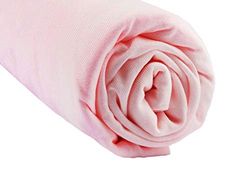 Drap Housse 90x140 cm Lit Enfant Evolutif Lit Junior 90 x 140 cm | Extensible | Bambou Hypoallergénique | Rose | Sommeil sain | Marque Easy dort | Certifié Oeko-Tex | Qualité | Fabriqué en Europe