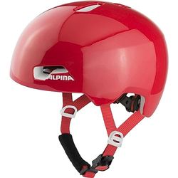 ALPINA Unisex - Kinderen, HACKNEY Fietshelm, red gloss, 51-56 cm
