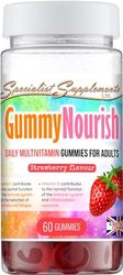 Specialist Supplements GummyNourish (Adult multivitamin chewable Gummies), 60 Gummies