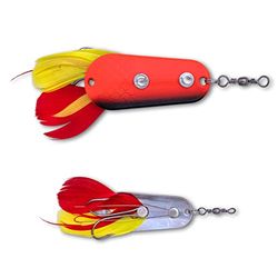 Zebco Premium Trophy Z-Weedless Slide richtingaanwijzer, visaas met kruidenbescherming voor hangend vissen, roofvis, kunstaas, hengelaccessoires, zwart/rood, 22 g