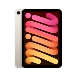 Apple iPad mini (A17 Pro): 8,3‑inch Liquid Retina-display, 128 GB, wifi 6E + 5G mobiel internet, 12‑MP camera aan de voorkant/12‑MP camera aan de achterkant, Touch ID – Sterrenlicht