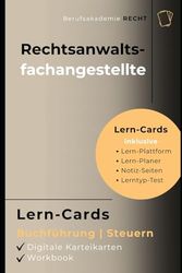 Karteikarten (digital) für Rechtsanwaltsfachangestellte⚖️BUCHFÜHRUNG | Steuern: ✔️Mehr als 150 Karteikarten ✔️Zur Ausbildungs- & Prüfungsvorbereitung ... Inkl. Lern-Plattform ✔️ 24/7 Email-Support