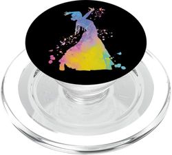 Flamenco Print Mujer con Flamencodress PopSockets PopGrip para MagSafe