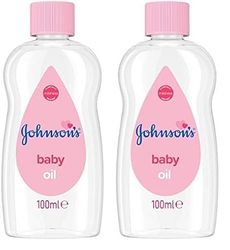 Johnson's Baby Oil, 100 ml (Pack of 2)