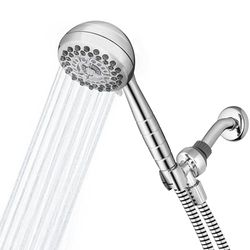 Waterpik PowerPulse XRO-763E - Soffione doccia massaggiante, 1,8 GPM, cromato