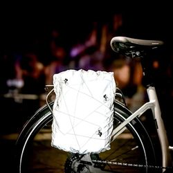 FAHRER Uniseks LUX-reflecterende regenhoes voor volwassenen, L, grijs, L