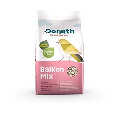 Donath Balkonmix - gepelde mix voor een proper terras - waardevol vogelvoer voor alle seizoenen - geproduceerd in Zuid-Duitsland