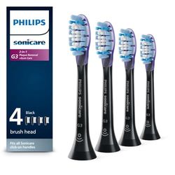 SONICARE Philips HX9054/95 G3 Premium Gum Care Lot de 4 têtes de brosse à dents de rechange Noir