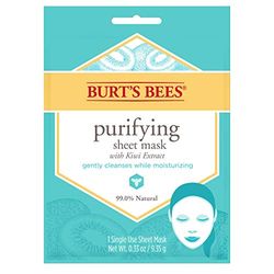 Burt's Bees Purifying Sheet Mask with Kiwi Extract - 0.33oz Mask