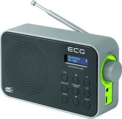 ECG RD 110 DAB+/FM Radio, Nero, Selezione allarme: segnale/radio