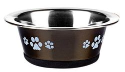 Classic Pet Products Classic Posh Paws Cat Dish, 240 ml, Gris