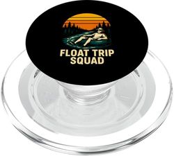 River Float Trip Squad Vintage Mujeres River Tube PopSockets PopGrip para MagSafe