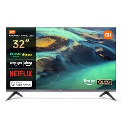 Xiaomi TV F Pro 32, 32 pollici (81 cm), QLED, Smart TV, Fire TV, Triple Tuner DVB-C/S/S2/T/T2,Dolby Audio, DTS Virtual:X, DTS-HD, Controllo Vocale Alexa, Compatibile con Apple AirPlay