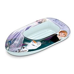 Mondo Toys – Frozen Boat – Boat with Inflatable Base, Inflatable Boat for Children, Size 112 cm – Resistant Heat Sealed PVC – 16925