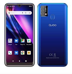 Qubo X626 Smartphone, 2 GB RAM + 32 GB ROM, Blauw