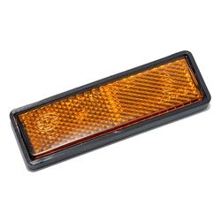 Refletor 8159/54 quadrado laranja âmbar