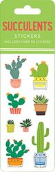 Succulents Sticker Set (6 Different Sheets of Stickers!), 2 1/2 x 7 1/8