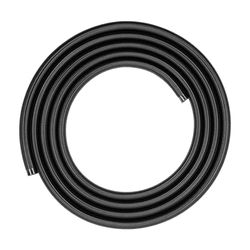 Corsair Hydro X Series XT Softline Mesh Tubing – Easily Cut to Length - Durable EPDM Rubber - Black