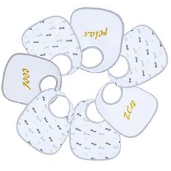 Trois Kilos Sept Cool slabbetje, grijs, eenheidsmaat unisex baby